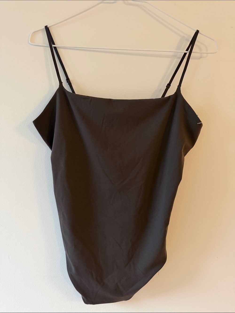 Athleta Brown Spaghetti Strap body suite